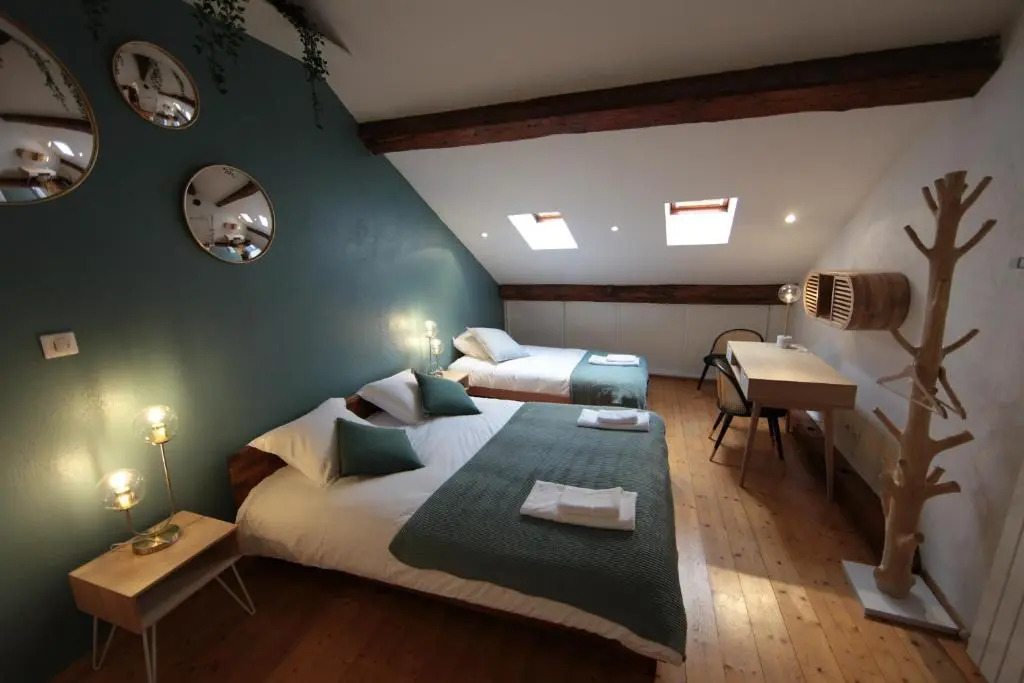 L'escalier du Château - T4 duplex 9 couchages