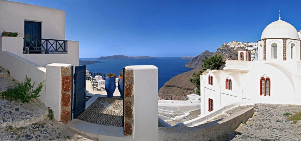 Santorini Reflexions Volcano