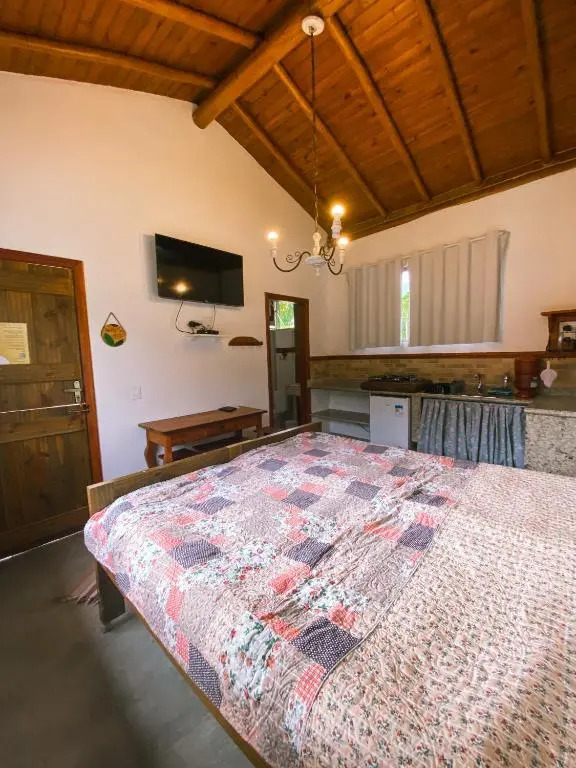 Suíte com cozinha próxima a Trindade Paraty Flats Roots