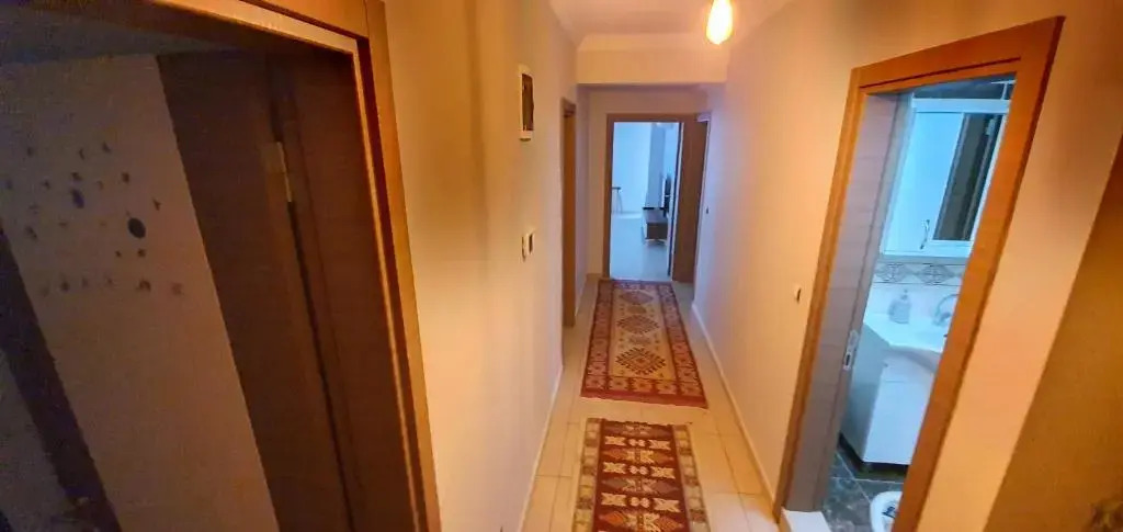 3+1 sea1km 125mt2 Furnished luxury apartment 1.kat