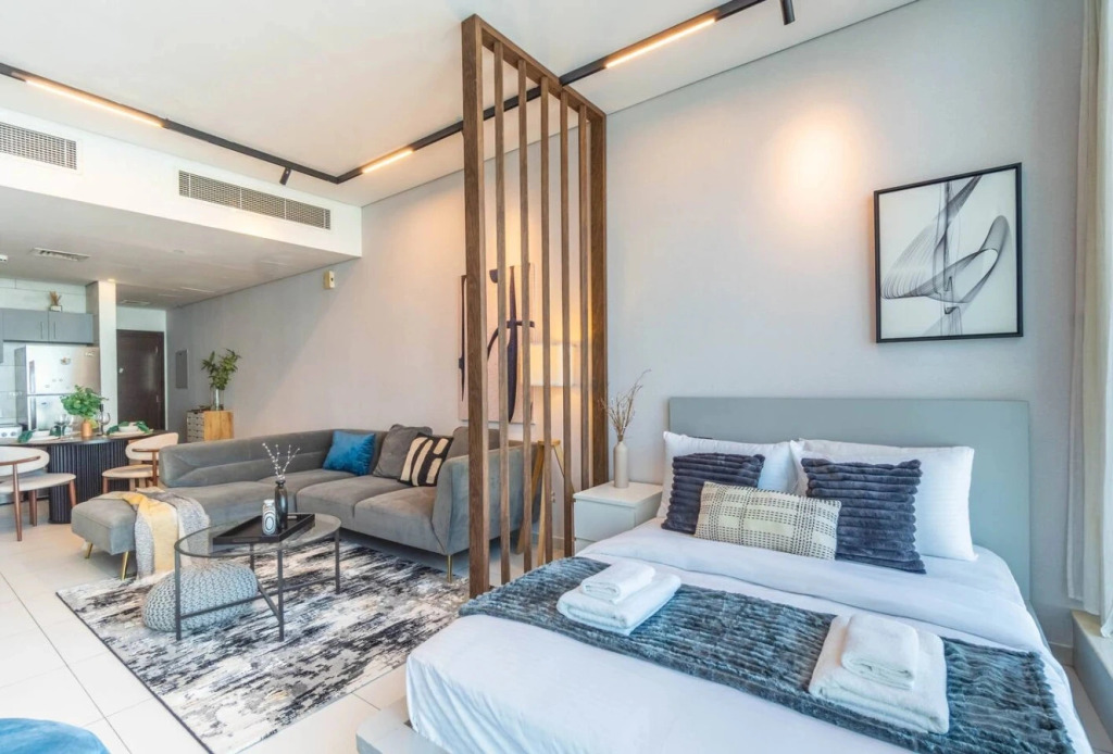 Квартира 7th Floor Sea & Canal View 1BR Near Beach