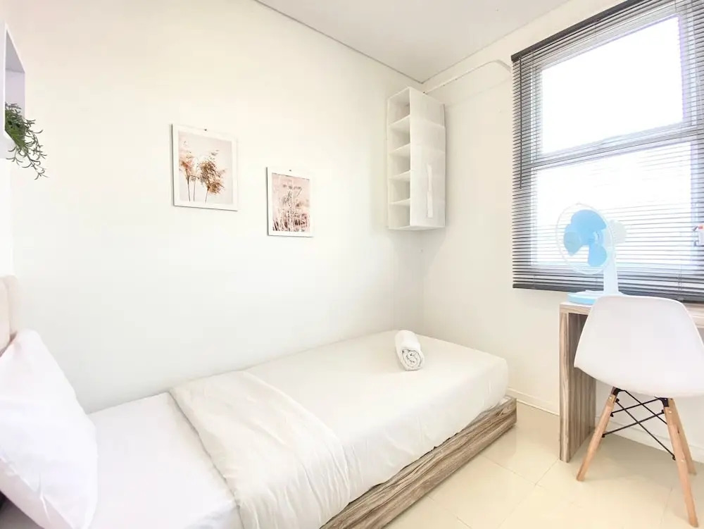 Bright and Private 2BR Apartment at Parahyangan Residence near Nara Park By Travelio
