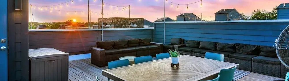 Rooftop Deck 2 Car Garage Near Downtown Nashville
