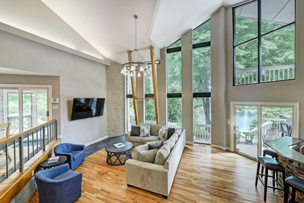 Lakefront w/ Private Dock + Hot Tub Pontoon Rental Butler Bliss by Avantstay