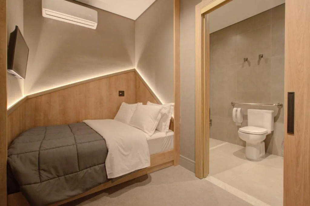 Fast Sleep Suites by Slaviero Hoteis - Hotel dentro do Aeroporto de Guarulhos - Terminal 2 - desembarque oeste