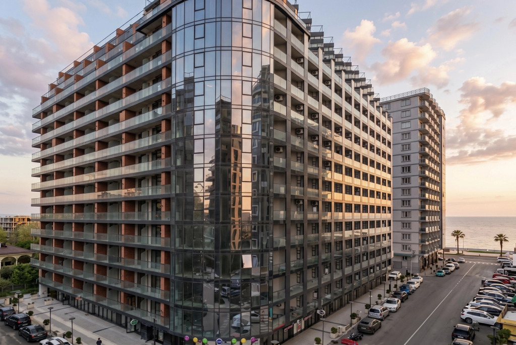 Апарт-отель Batumi Beach Apartments on Rejeb Nizharadze Street 20