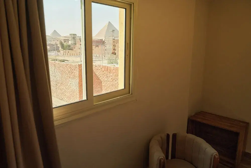 Pharaonic pyramids view
