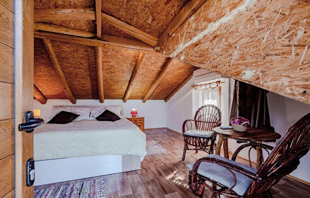 Stunning Home in Koricenica With 1 Bedrooms, Outdoor Swimming Pool and Wifi