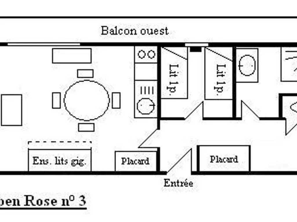 Appartement Méribel, 2 pièces, 4 personnes - FR-1-180-207