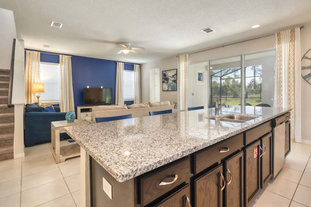 Spacious home with private pool near Disney
