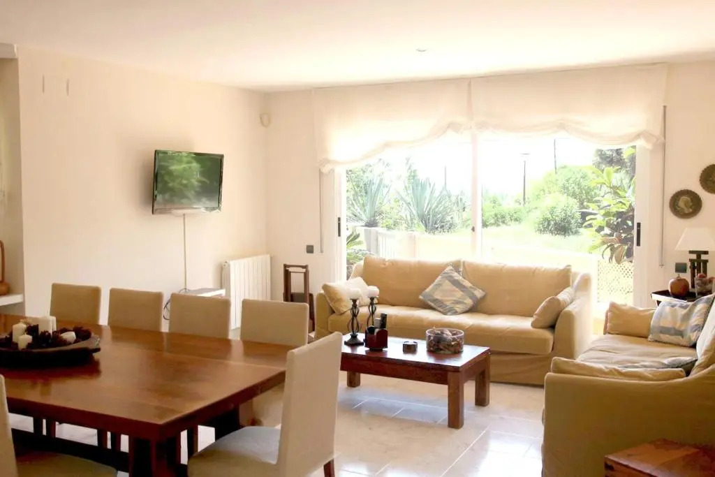 House with 4 bedrooms in Sitges with wonderful sea view shared pool furnished terrace