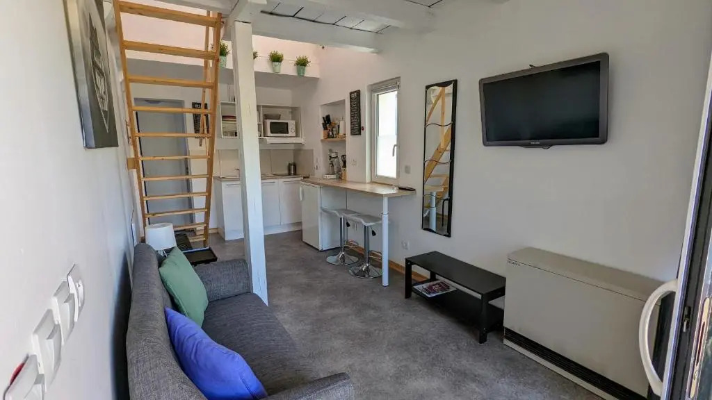 Studio Mezzanine Chez Papou, Ville et Forêt