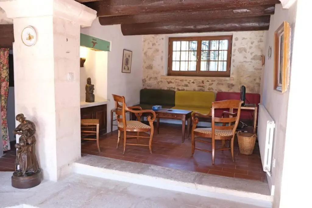 typical mas provençal with swimming pool in a small hamlet near mouriès in the alpilles in provence- 8 persons