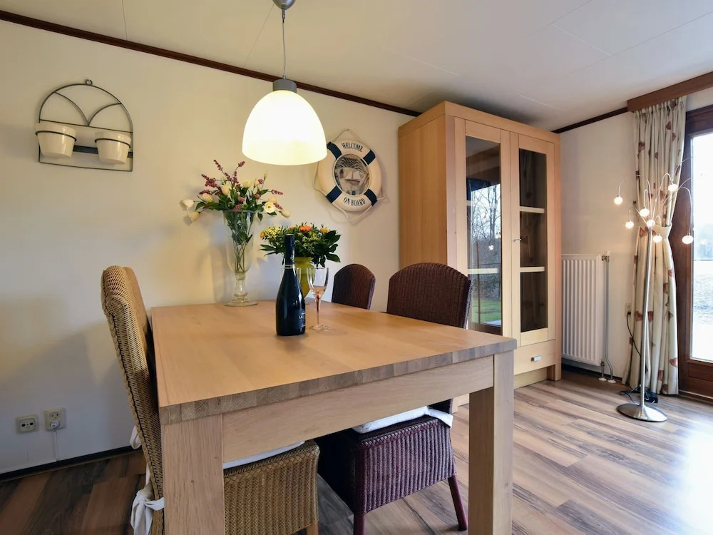 Chalet in Holiday Park With Spacious Living Room, Large Enclosed Garden and Unobstructed View