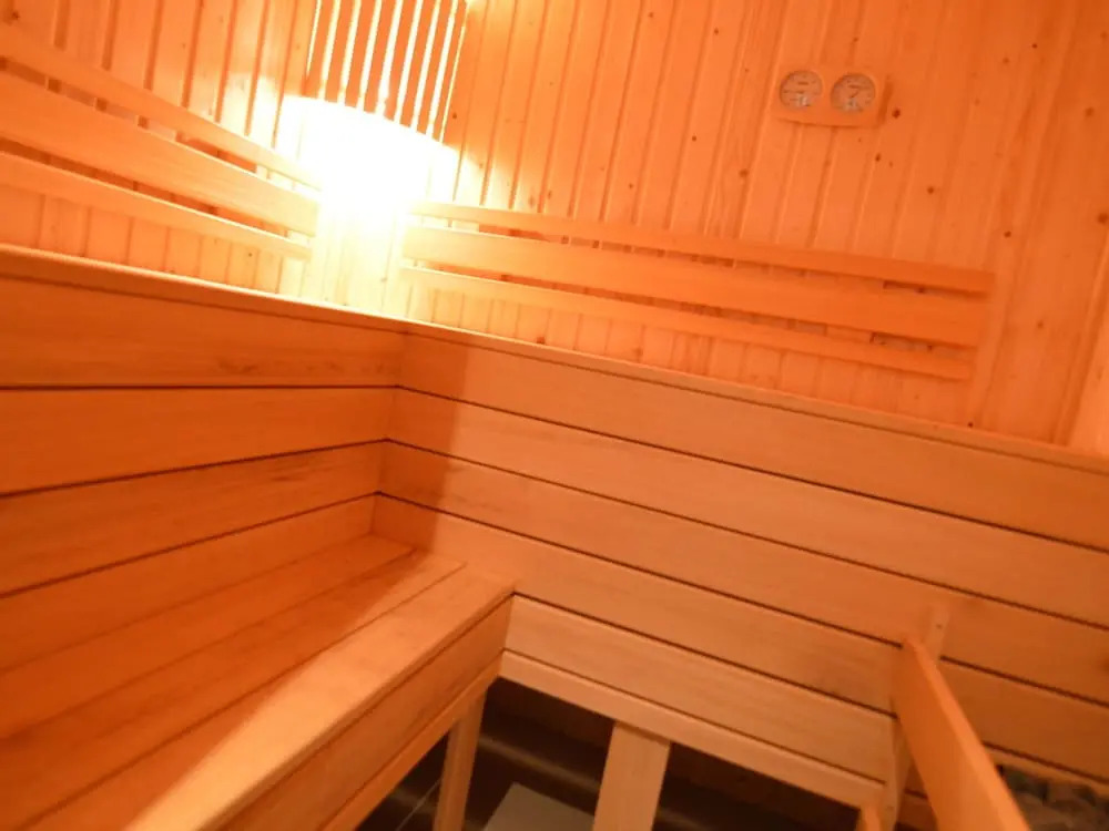 Cottage on a private property with wellness center and jetty for pleasure boats