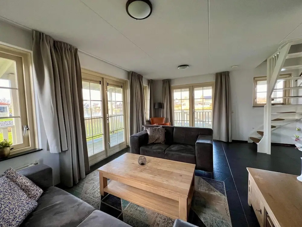 Bungalow in Holland by Water With Sauna