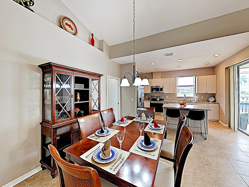 New Listing! Canal-side W/ Pool & Boat Dock 3 Bedroom Home