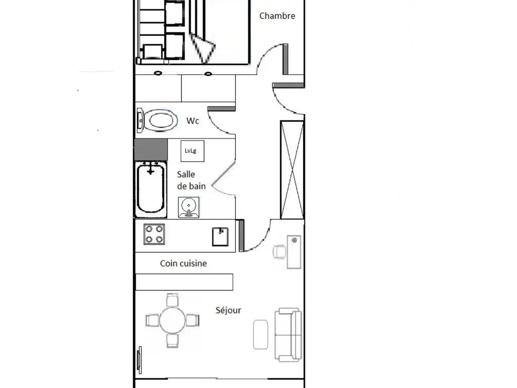 Appartement Méribel, 2 pièces, 5 personnes - FR-1-411-613