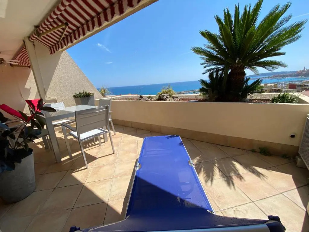 Mansfield vue carte Postale Terrasse Piscine calme port à 200m à pied