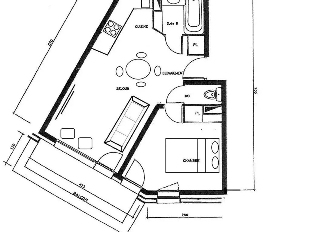 Appartement Valmorel, 2 pièces, 4 personnes - FR-1-291-842