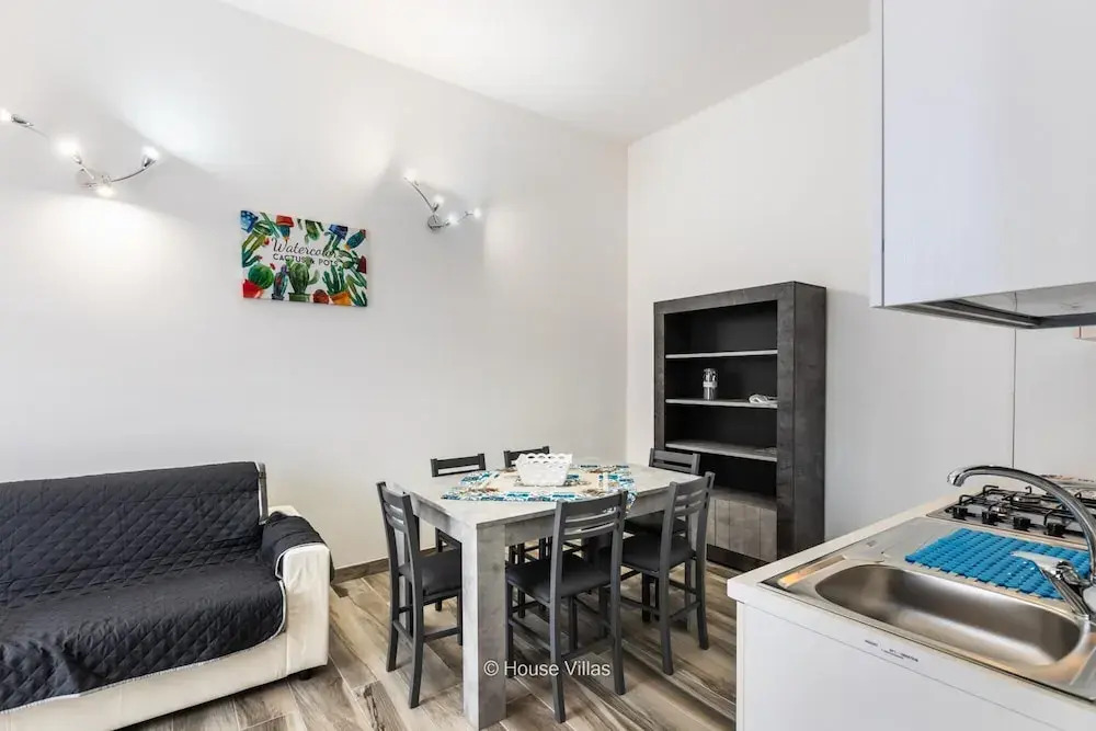 Blue House in Avola With 1 Bedrooms and 1 Bathrooms
