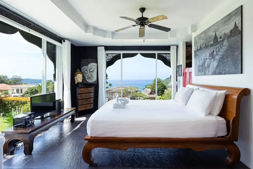 Spectacular Ocean Views 8BR Pool Villa Sawan in Patong! Relax & Play - Billiard, Table football, Gym & Sauna