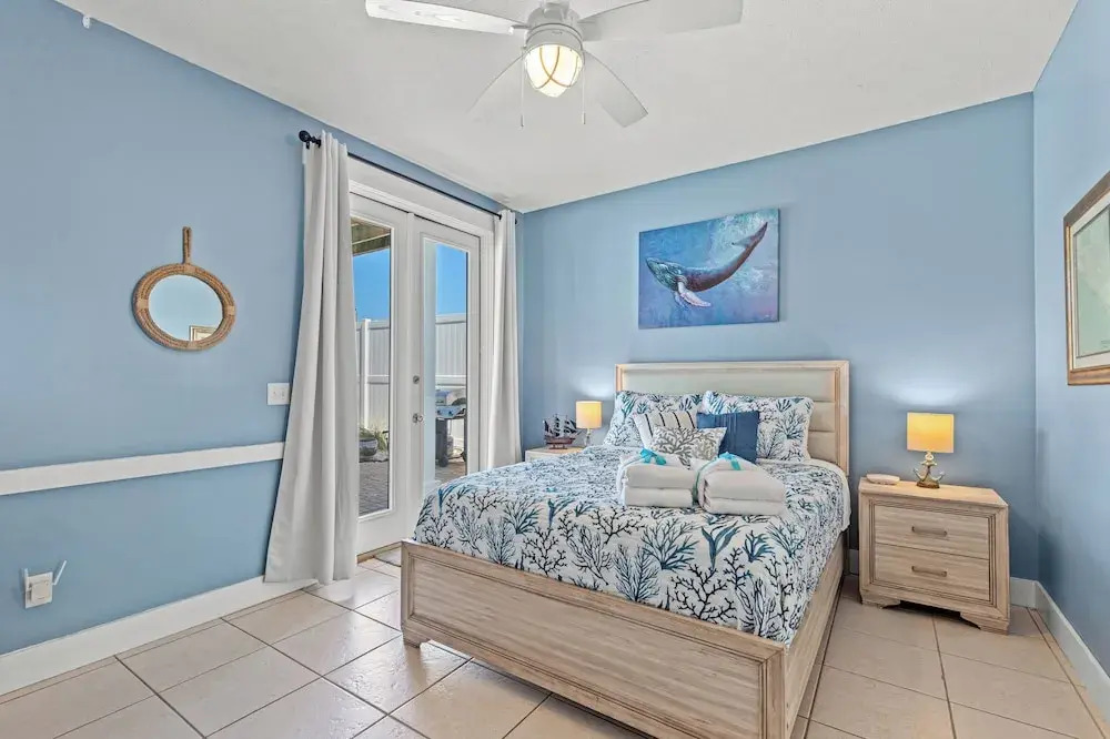 Seafoam Beautiful 3BR Home With Heated Private Pool - 4 Min Walk to Beach!