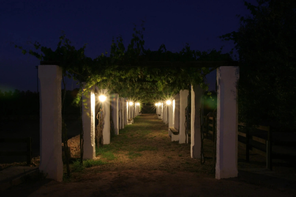 Modern Pool And Ancient Trullo