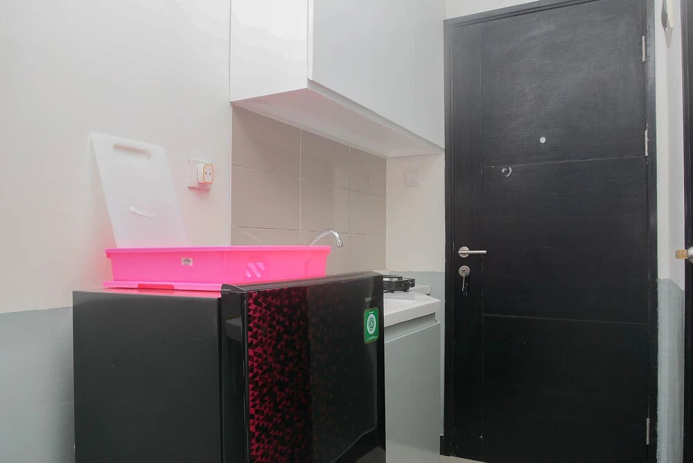 Fancy and Nice Studio at Belmont Residence Puri Apartment By Travelio