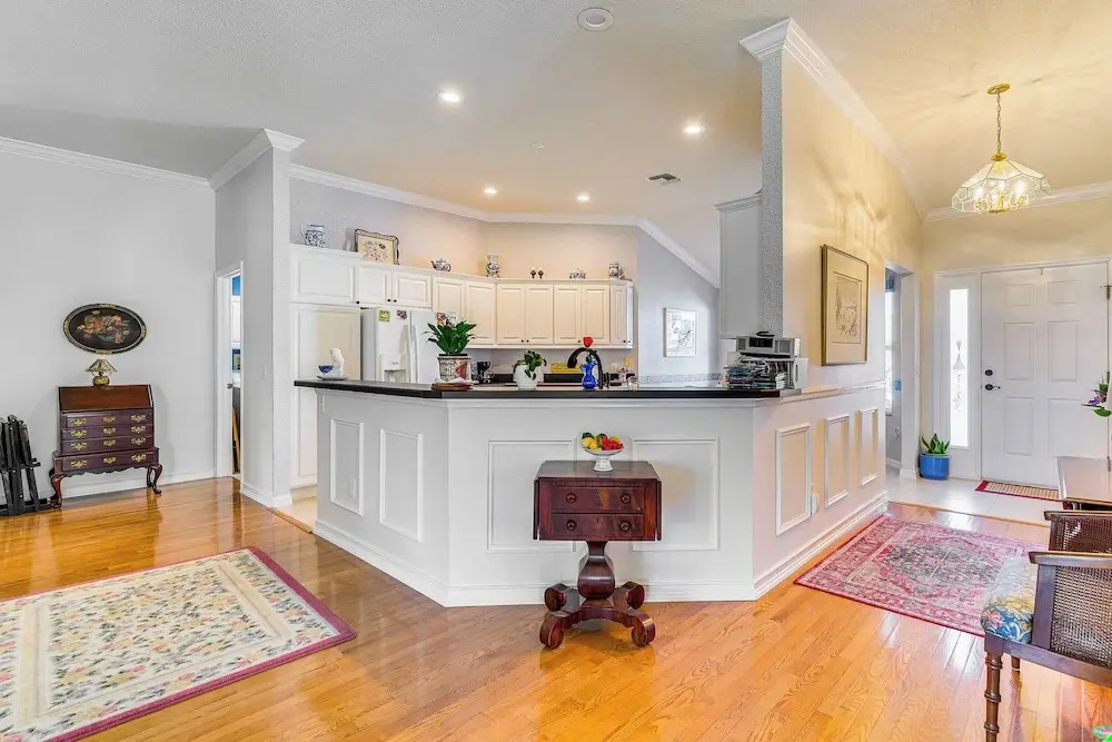 Walk to Golf & Pool: Pet-Friendly Villages Home