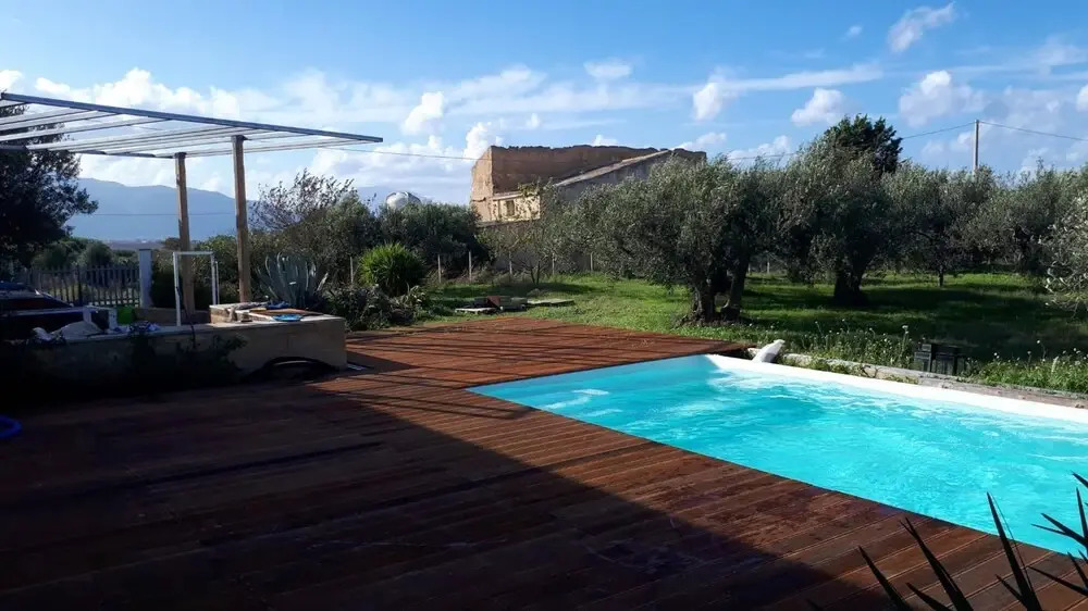 Villa with 2 Bedrooms in Partinico, with Wonderful Mountain View, Private Pool, Enclosed Garden - 1 Km From the Beach