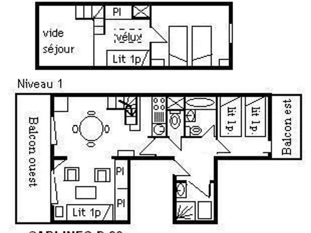 Appartement Méribel, 3 pièces, 6 personnes - FR-1-180-309