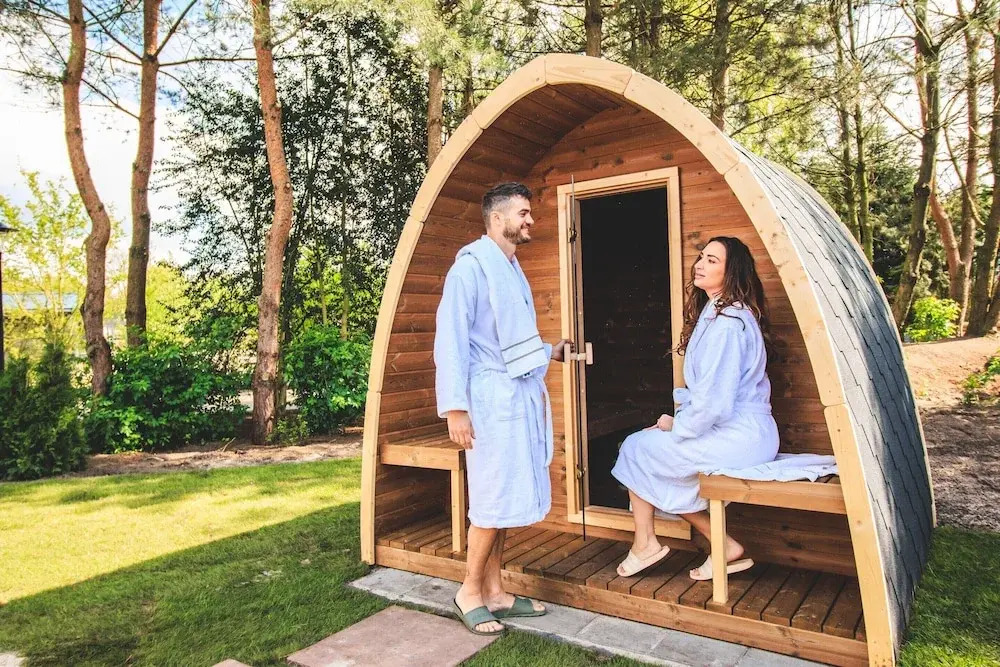 Modern holiday home with infrared sauna