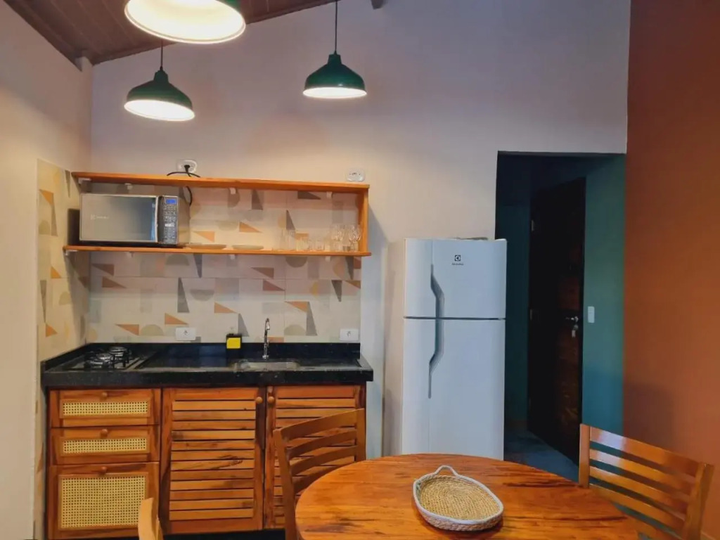 Pg1: Apto Na Frente Da Praia Com Cozinha E Garagem