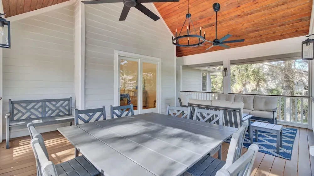 Steps to Isle of Palms Beach w/ Porch Dining, Outdoor Shower & Open Living Sea Haven by Avantstay