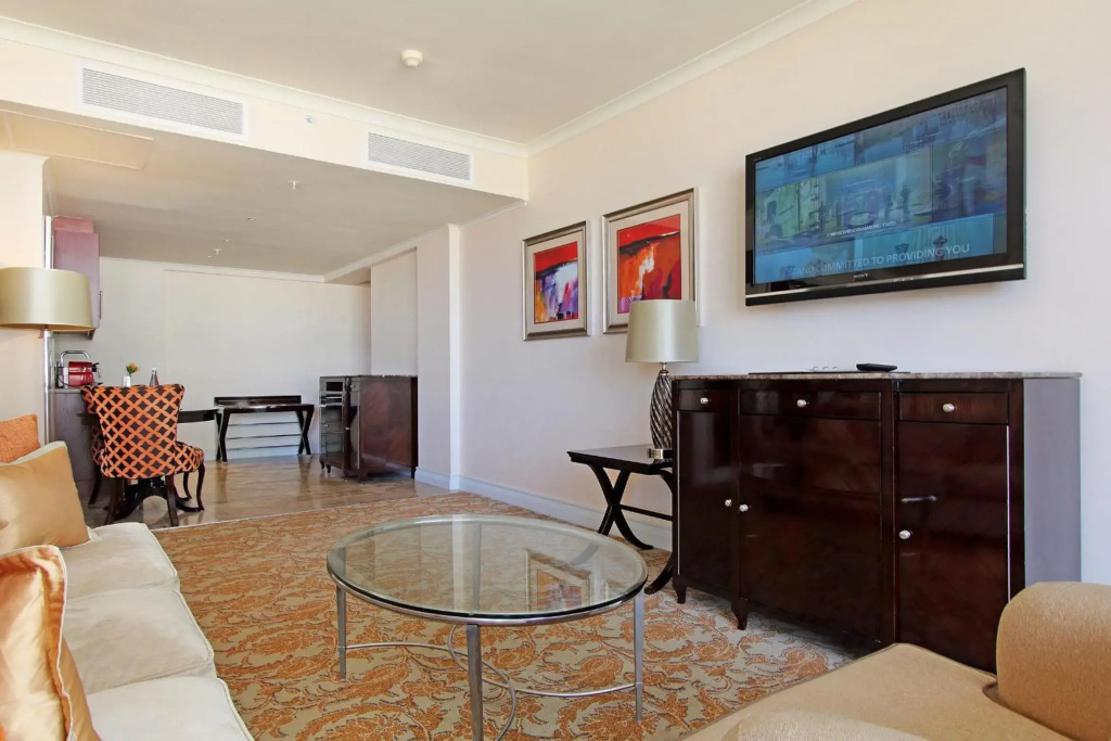 Taj Hotel Cape Town - luxury 5 star suites - very spacious with kitchenette, Lions Head views