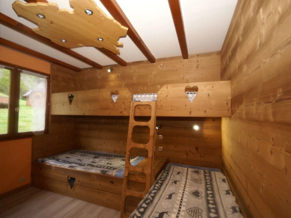Wooden Chalet, Skiing in the Winter Season