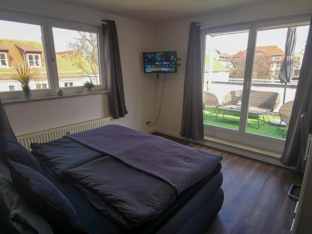 Leipzig Residenz Goethe Apartment mit Whirlpool und 2 Dachterrassen