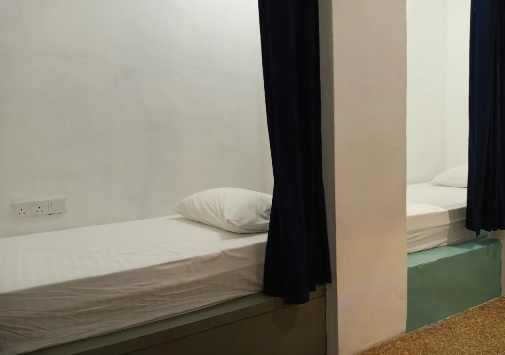 Beds In Garden Hostel
