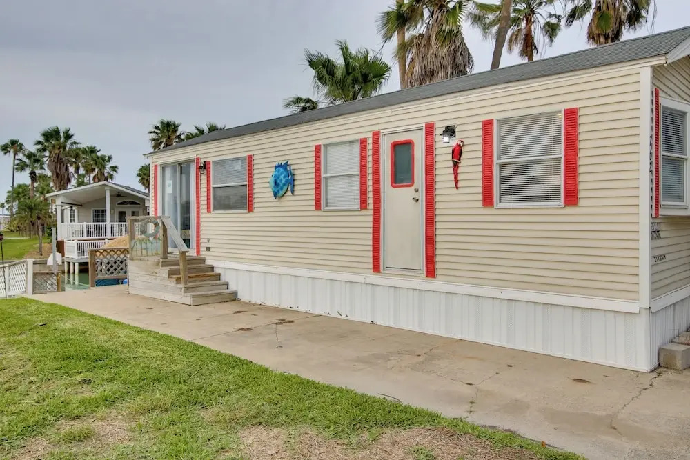 Furnished Deck: Waterfront Port Isabel Cottage!