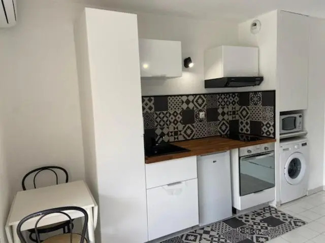 Studio 4 pers terrasse vue mer