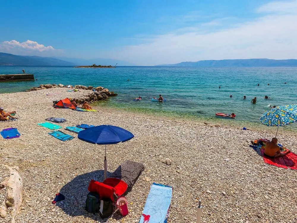 Beach Front Home In Novi Vinodolski