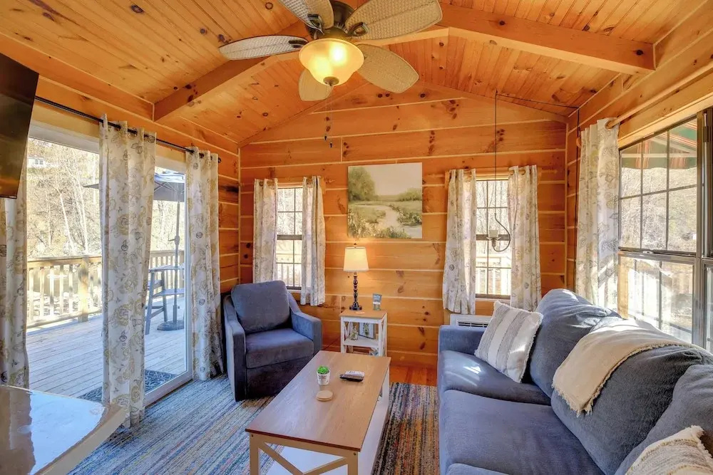 Steps to Virginia Creeper Trail: Creekside Retreat