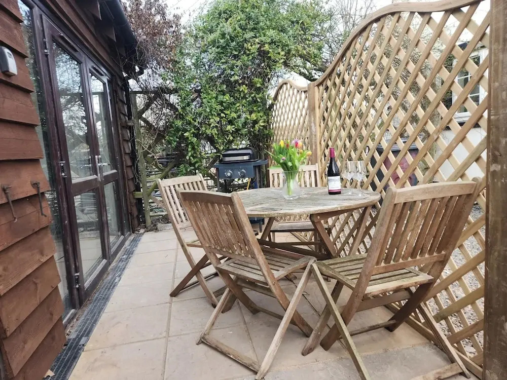 The Chalet is pet Friendly on a Farm Near Malvern