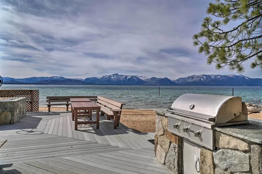 Deck & Beach Access: Lake Tahoe Shoreside Retreat!