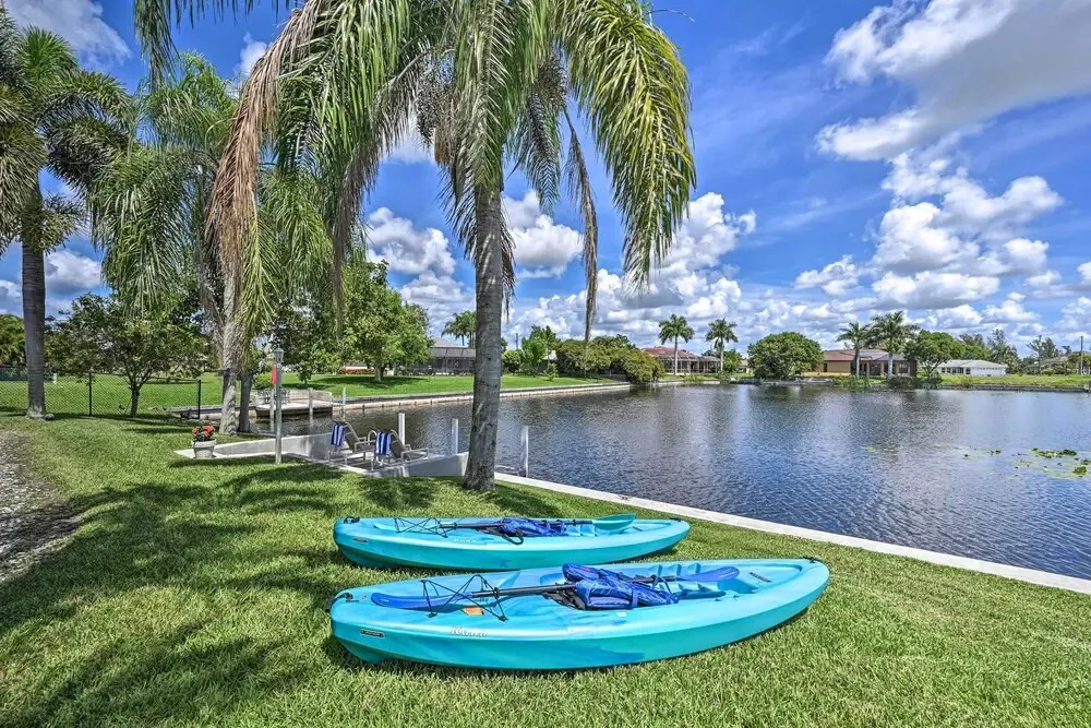 Dog-friendly Escape w/ Dock & Kayaks in Cape Coral