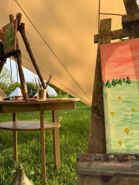 Glamping in Stunning Bell Tent in Bohemia