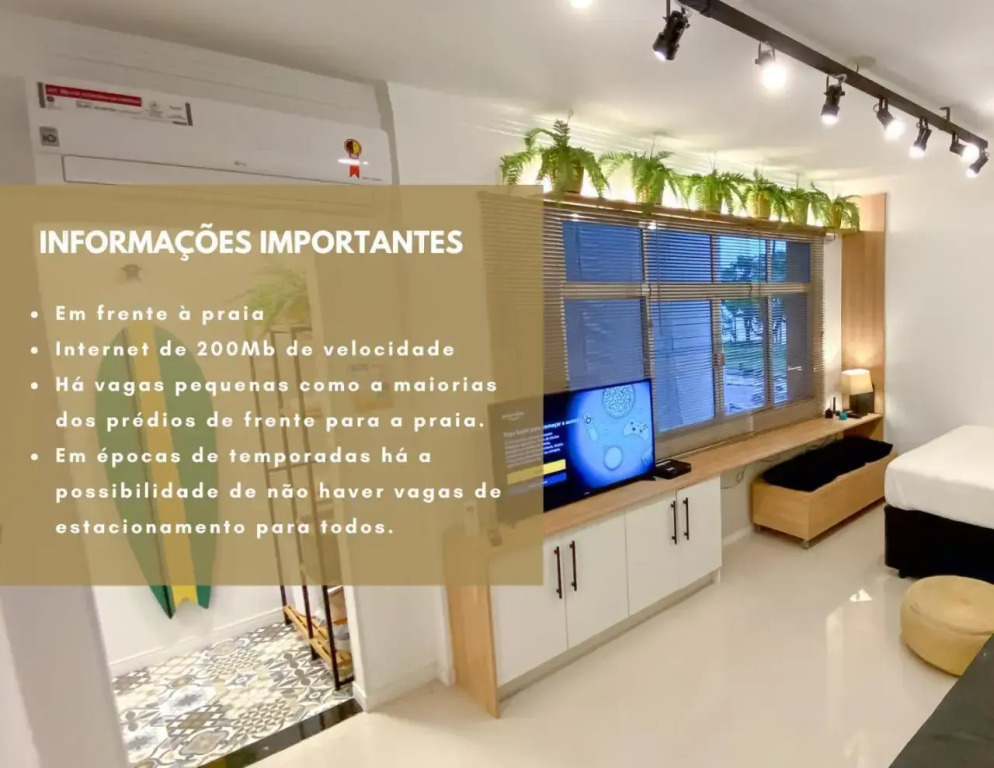 Studio moderno na avenida da praia - Boqueirão