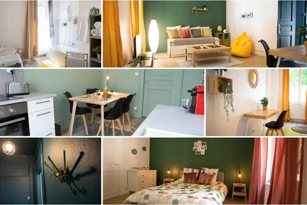 GREEN APPART Le Chêne Rouge avec Jardin et L'Epicéa 1er étage