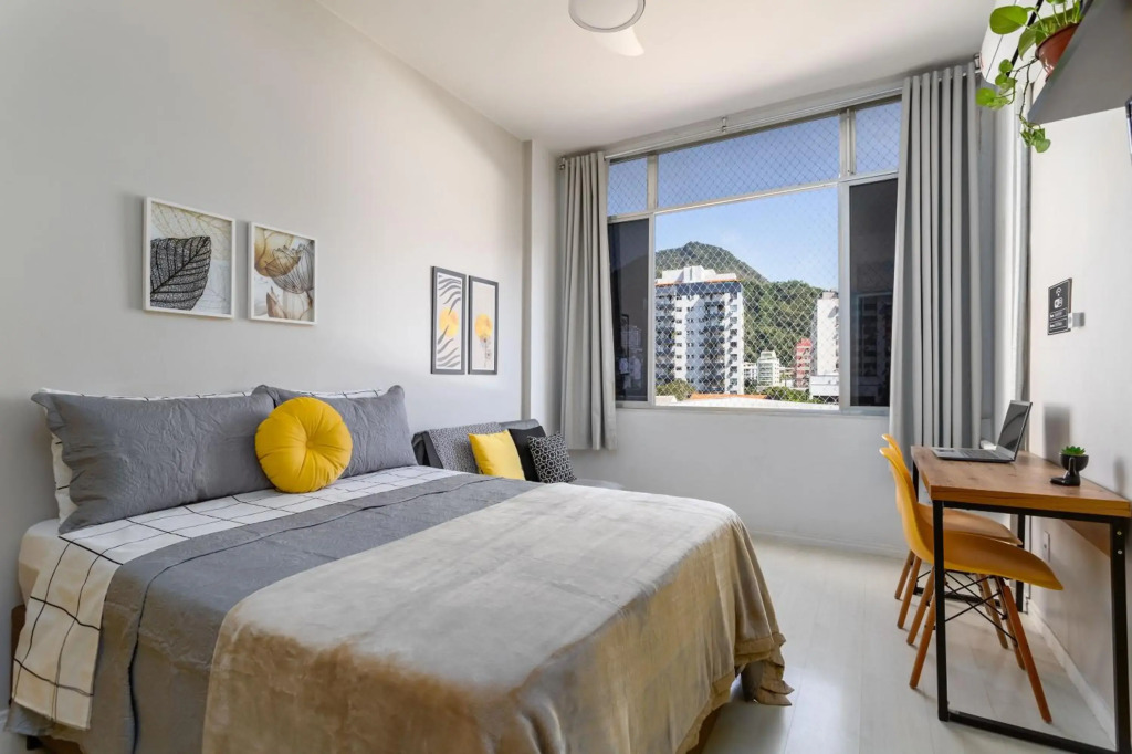 Studio bem localizado em Praia de Botafogo, próximo ao Shopping e Metrô - Wi-Fi 250 mb